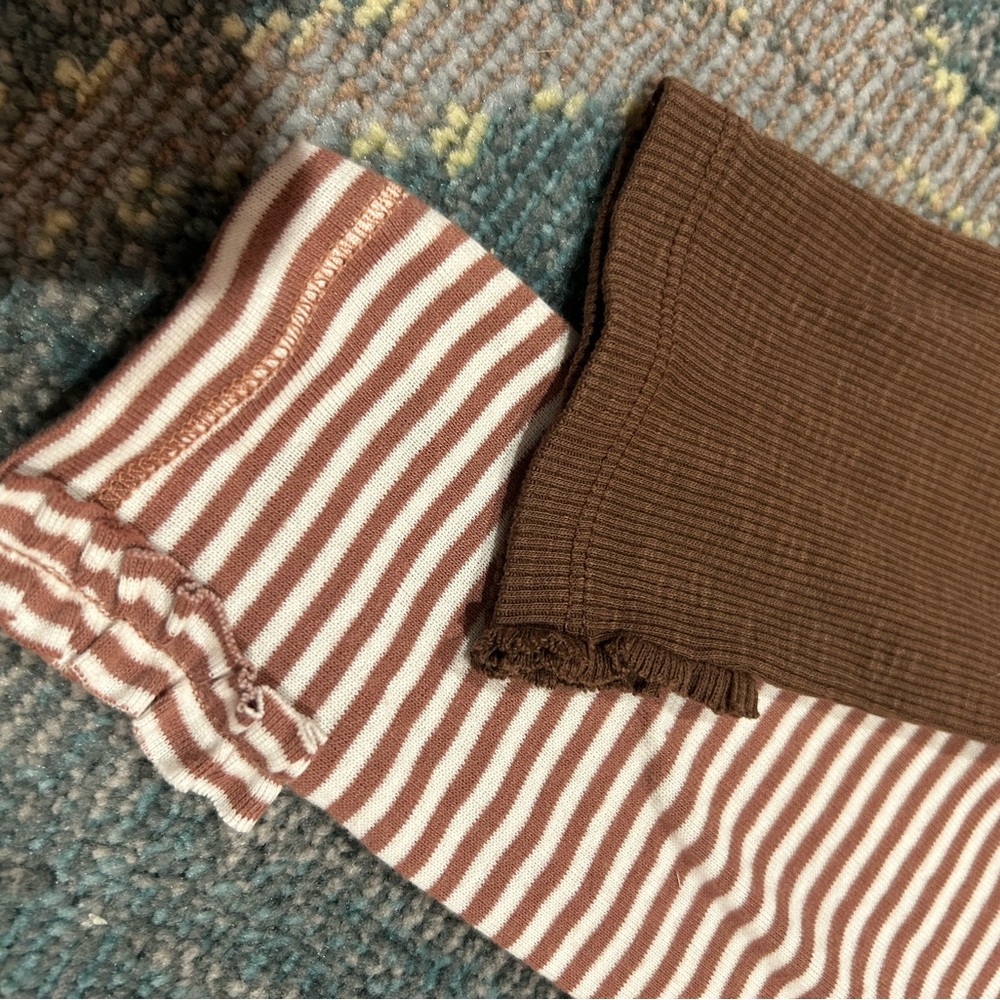 Brown and Striped Kids Bottom bundle 100%cotton - Picture 4 of 5